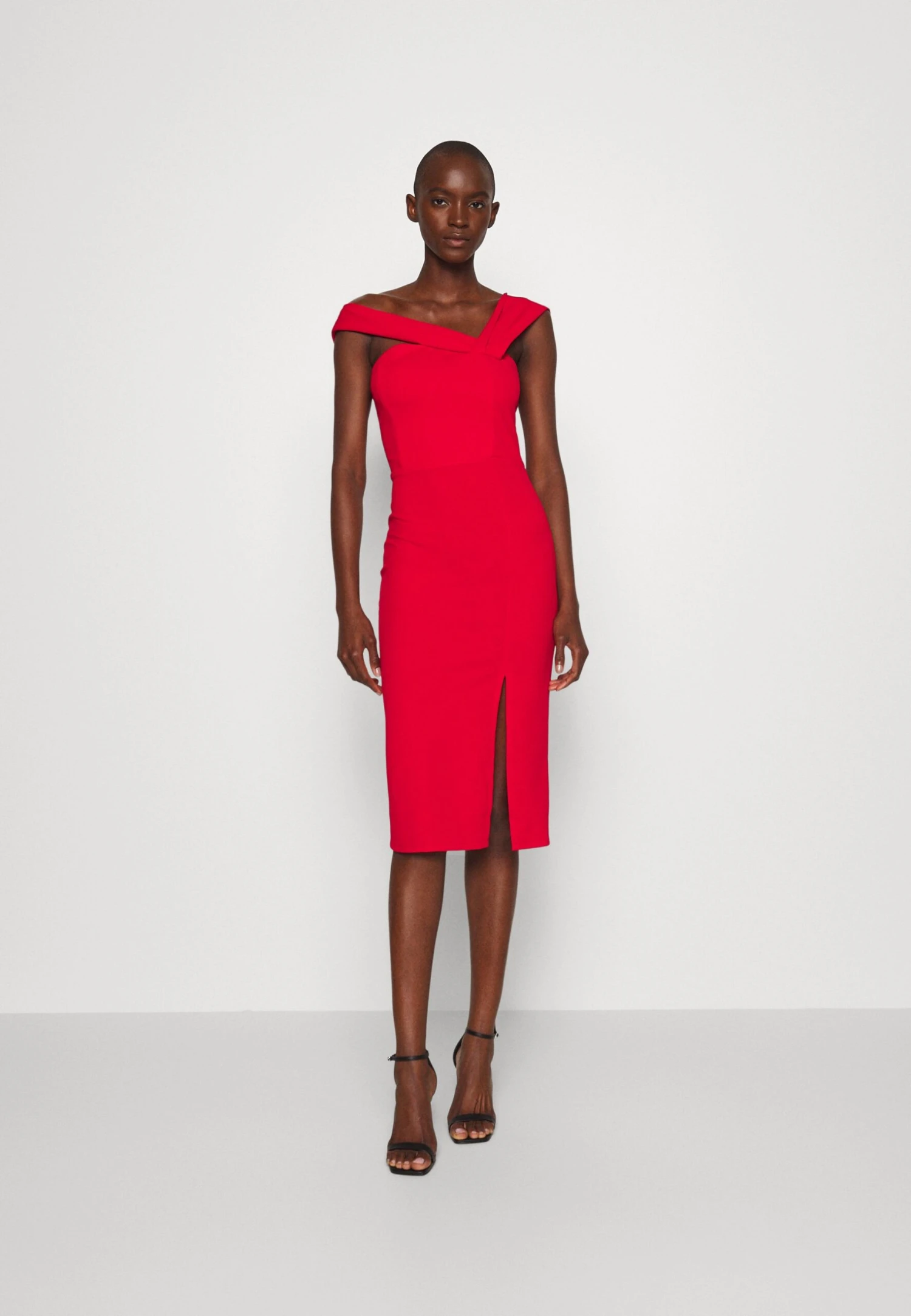 Delila Strap Midi - Etui-Jurk - Red 1 Delila Strap Midi - Etui-Jurk - Red