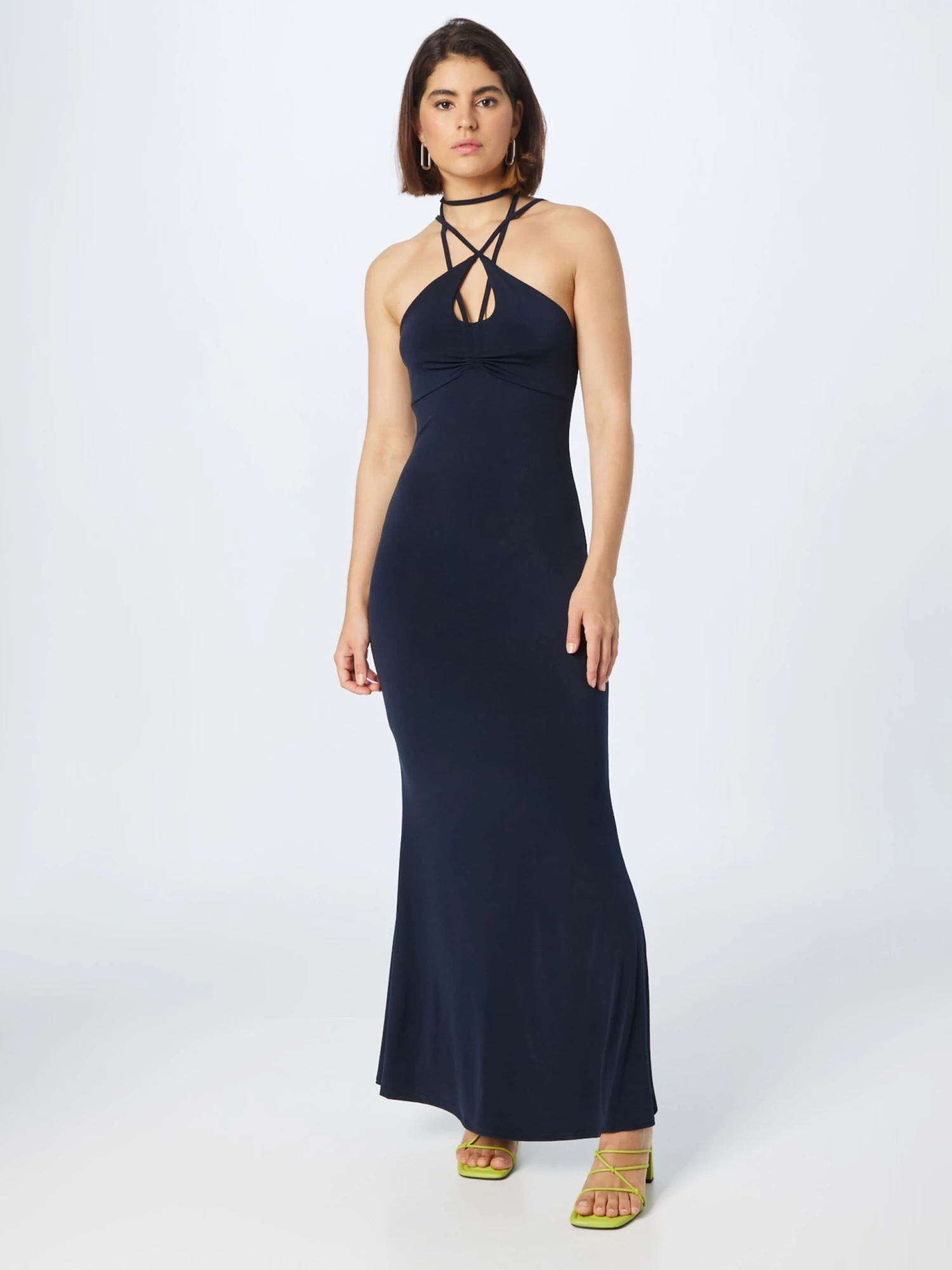 Wal G Maxi Jurken Jurk SHANNON Dames Navy 3 Wal G Maxi Jurken Jurk SHANNON Dames Navy - Afbeelding 3