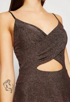 Wal G Exclusive Nye Glitter Mambo Skater - Jerseyjurk - Bronze -Wal G 01ce8b34fbc4400586c2e3c8cfbf816b