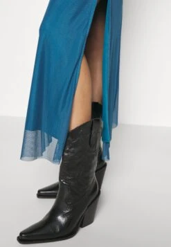 Wal G Sandy - Maxi-Jurk - Dark Teal Blue -Wal G 04eea7b8f4c24c9b951fa5ceab14adee