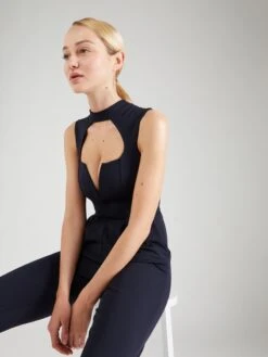 Wal G Lange Jumpsuits Jumpsuit Dames Navy -Wal G 06e1442e5bb3cc82f335ac6d9d02e823