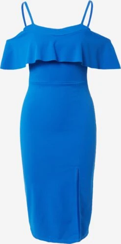 Wal G Cocktailjurken Cocktailjurk Dames Royal Blue/koningsblauw