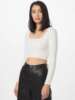 Wal G Longsleeves Shirt TINA Dames Wit -Wal G 0c3680fe388e62cafe1fff96bad19e38