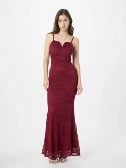 Wal G Avondjurken Avondjurk TILLY Dames Wijnrood -Wal G 0c8554a8d2f5fc5482e2b5120bf16578