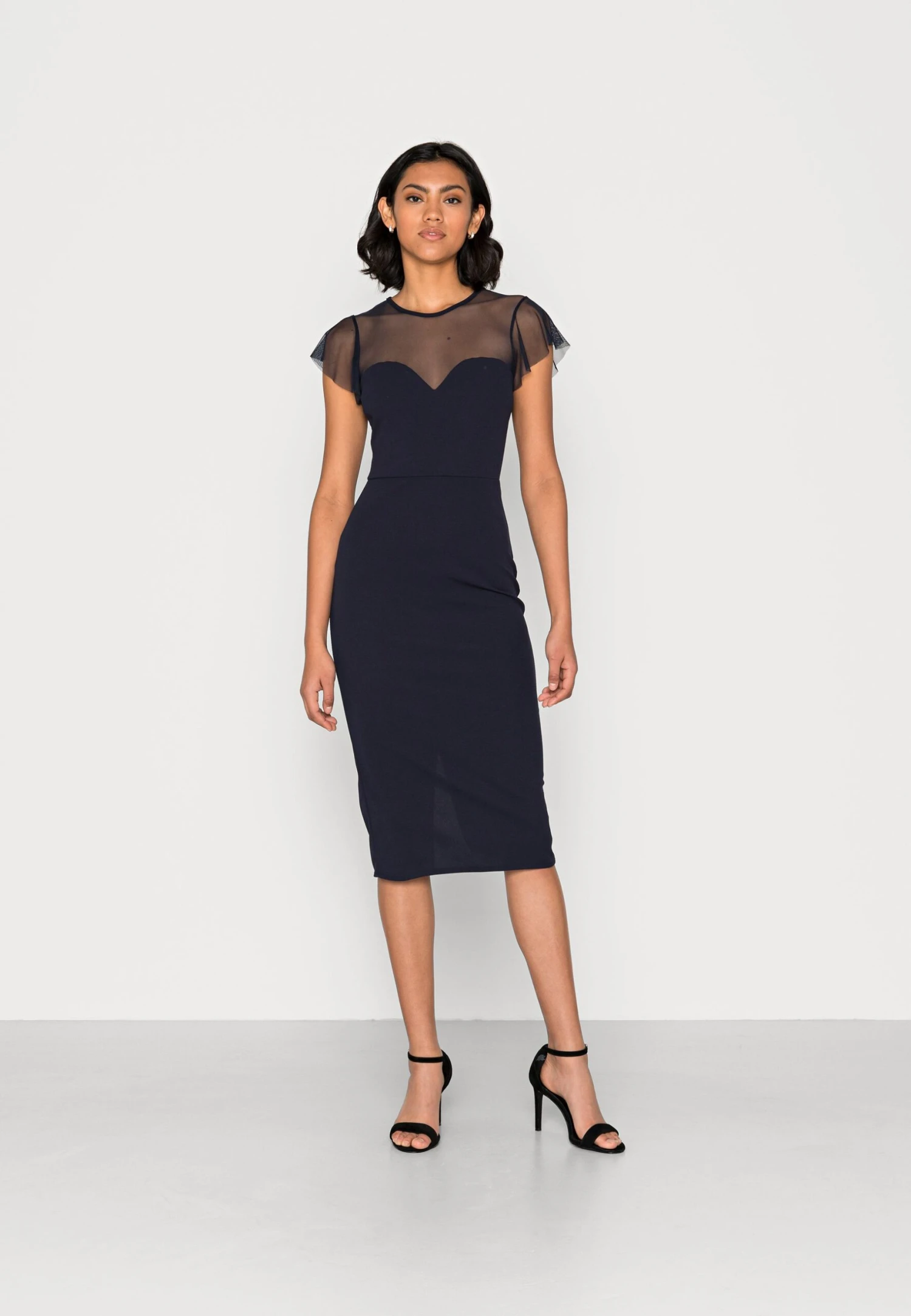 Wal G Dylan Midi Dress - Cocktailjurk - Navy 1 Wal G Dylan Midi Dress - Cocktailjurk - Navy