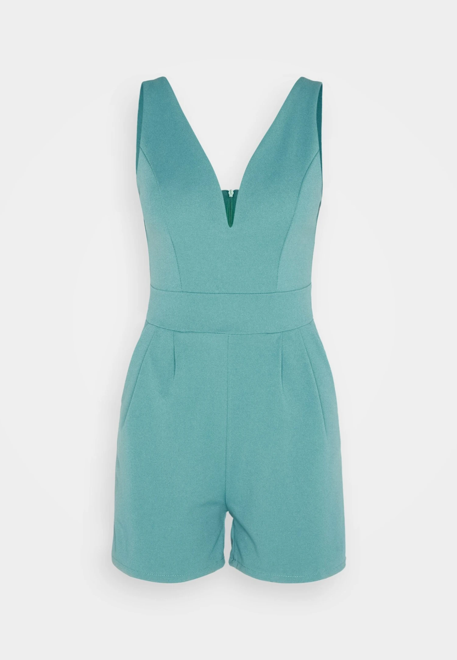 Wal G Cleo V Neck Playlist - Jumpsuit - Sage Green 5 Wal G Cleo V Neck Playlist - Jumpsuit - Sage Green - Afbeelding 5