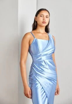 Wal G Valentines Romeo Asymmetric Maxi - Galajurk - Dusty Blue -Wal G 1378bc1e133e4e6390aeb0c22567d951