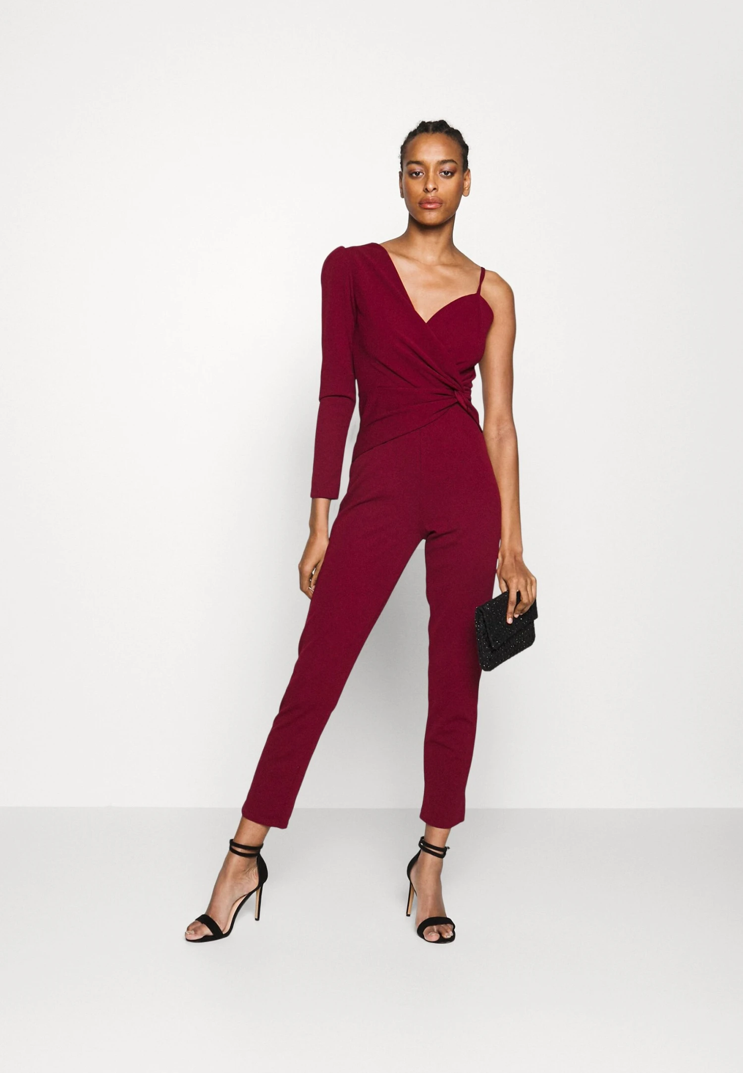 Ciaramin One Sleeve - Jumpsuit - Berry Wine 2 Ciaramin One Sleeve - Jumpsuit - Berry Wine - Afbeelding 2