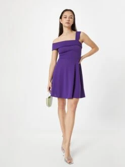 Wal G Cocktailjurken Cocktailjurk NOELLE Dames Pruim -Wal G 1488d31fad352ba62e93b31fa405e8ff