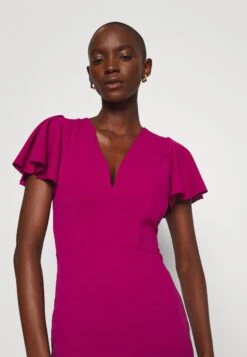 Tatiana Ruffle Sleeve Midi - Cocktailjurk - Raspberry 11 Tatiana Ruffle Sleeve Midi - Cocktailjurk - Raspberry -Wal G 16057b10e27c4464a76871147e0ccea9