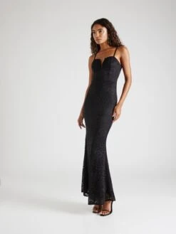 Wal G Avondjurken Avondjurk TILLY Dames Zwart -Wal G 198ef3b5760873c1e3edec0b41aa9210