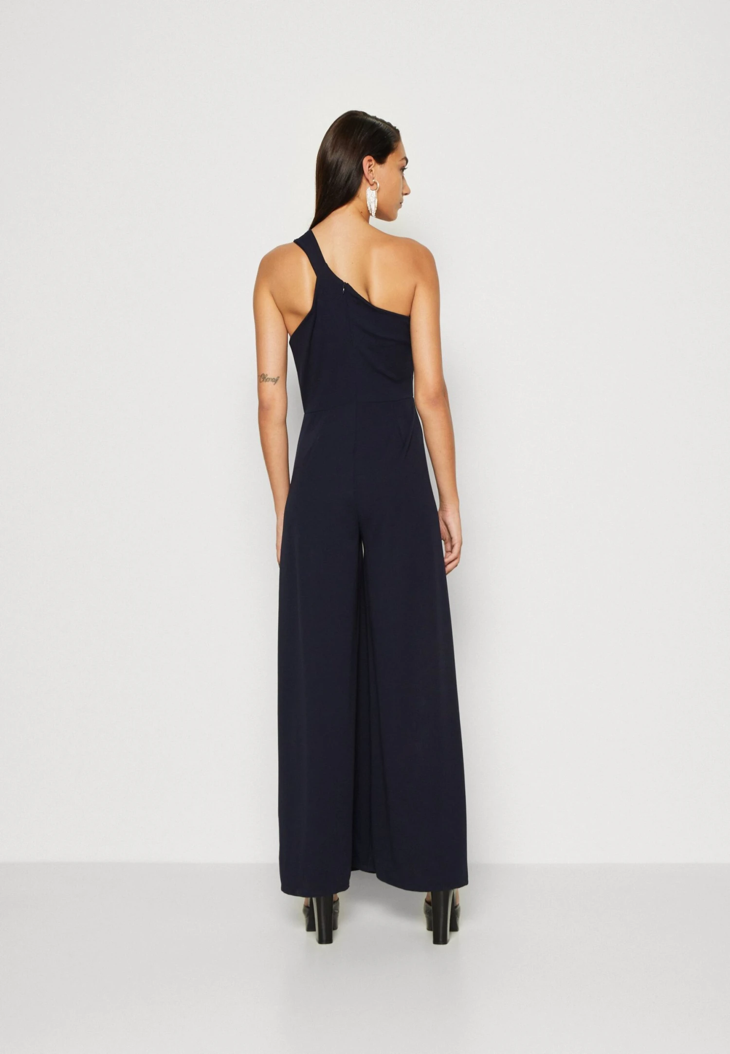 Wal G Eli One Shoulder - Jumpsuit - Navy Blue 3 Wal G Eli One Shoulder - Jumpsuit - Navy Blue - Afbeelding 3