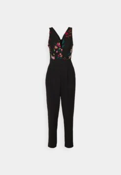 Contrast Plunge - Jumpsuit - Black 12 Contrast Plunge - Jumpsuit - Black -Wal G 1e900ae158c344c2b7801296e39d3200
