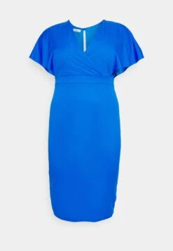 Donn V Neck Midi - Etui-Jurk - Electric Blue 10 Donn V Neck Midi - Etui-Jurk - Electric Blue -Wal G 1fcf11958f574b9bab96e2b21cce6ddb
