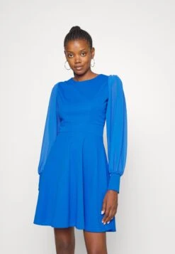 Wal G Kat Sleeve Dress - Jurk - Electric Blue