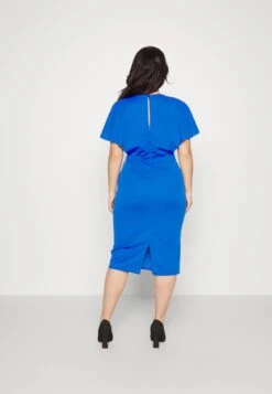 Donn V Neck Midi - Etui-Jurk - Electric Blue 8 Donn V Neck Midi - Etui-Jurk - Electric Blue -Wal G 266225f32efb45d9a5342b689a46e22a