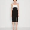 Wal G Janya Contrast Midi - Jerseyjurk - Black/White