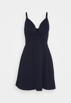 Wal G Vincent Skater Dress - Jerseyjurk - Navy Blue 10 Wal G Vincent Skater Dress - Jerseyjurk - Navy Blue -Wal G 282cabc4f1ae4e738442e325d9c618b6
