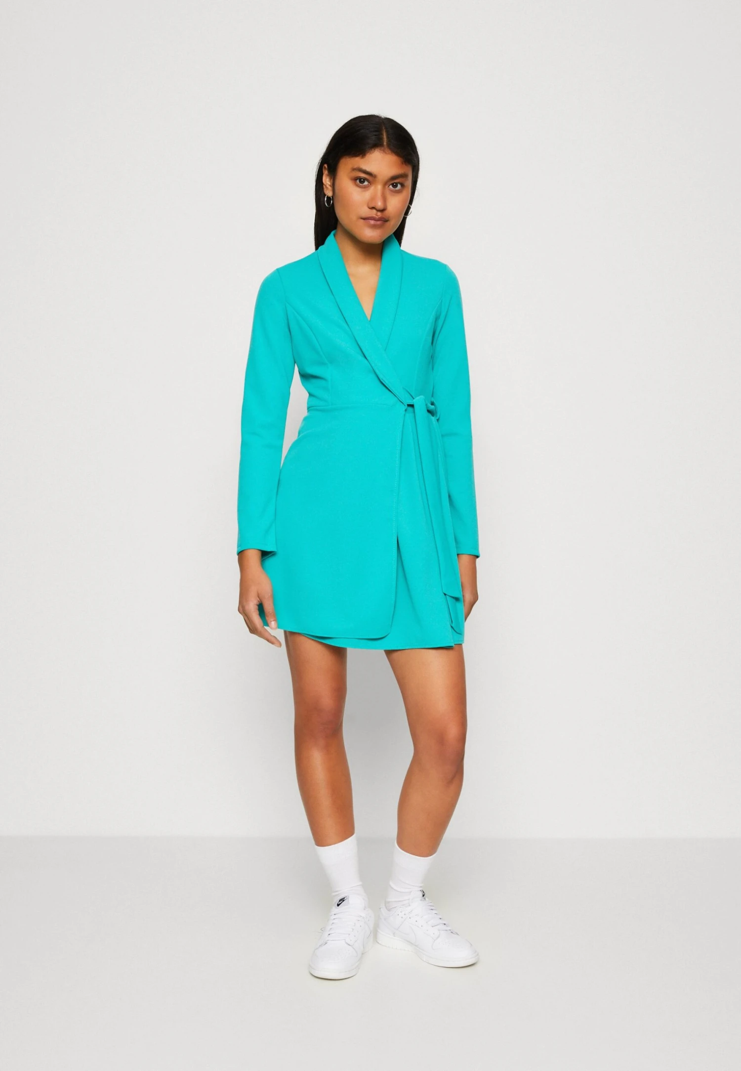 Wal G Pam Wrap Dress - Jerseyjurk - Mint 1 Wal G Pam Wrap Dress - Jerseyjurk - Mint