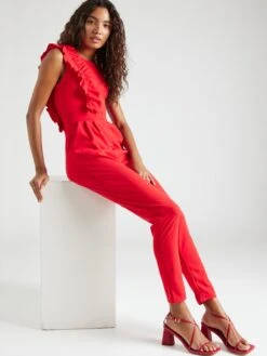 Wal G Lange Jumpsuits Jumpsuit HANI Dames Rood -Wal G 2cfb0f263fd6cf20980e422f25b2e3b0
