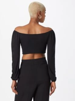 Wal G Longsleeves Shirt KELLY Dames Zwart -Wal G 2d4178eb29668ba9aff1f358d5ab52cf