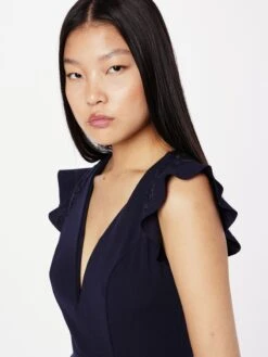 Wal G Lange Jumpsuits Jumpsuit Dames Navy -Wal G 3051c08b085b76be8b2aa8e1759e6285