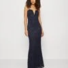 Wal G Tilly Maxi Dress - Galajurk - Navy Blue