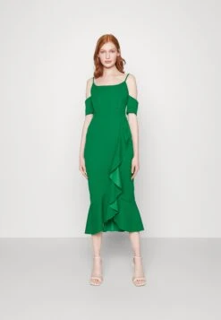 Wal G Saskia Strappy Midi - Cocktailjurk - Leaf Green