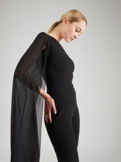 Wal G Lange Jumpsuits Jumpsuit LOURA Dames Zwart -Wal G 3547c7fb9ff1b33413ecabf3a8624f99