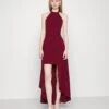 Wal G Yanny Halter Neck Bodycon - Galajurk - Berry Wine