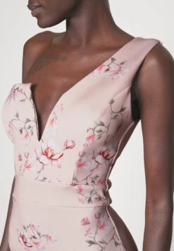 Wedding Gigi One Shoulder Print - Galajurk - Peach -Wal G 3780c8dde1394028b93e810de9f9e492