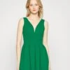 Wal G Pleated Fit And Flare - Cocktailjurk - Leaf Green