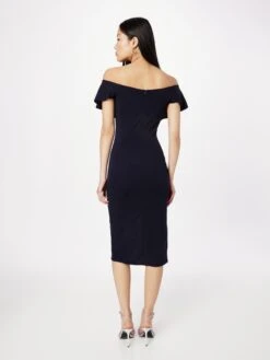 Wal G Midi Jurken Jurk CAMILLE Dames Navy -Wal G 3a6a9ef48eebc5ecf6d0278c96fa9f74