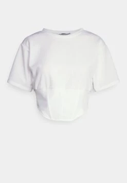 Wal G Hani Corset Top - T-Shirt Basic - White 10 Wal G Hani Corset Top - T-Shirt Basic - White -Wal G 3cee15814bb647079e90331fe4dc9573
