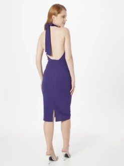 Wal G Cocktailjurken Cocktailjurk CARLETTE Dames Donkerlila -Wal G 3d9718e9c7dc2f953277409d4d5c2755