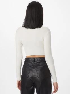 Wal G Longsleeves Shirt TINA Dames Wit -Wal G 404bd5672323ce8d3150e7b1974d343e