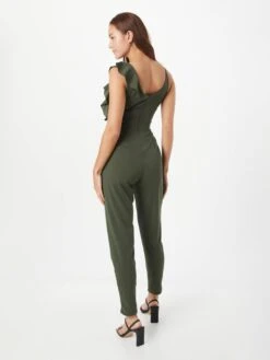 Wal G Lange Jumpsuits Jumpsuit IMAANI Dames Kaki -Wal G 41417ff6764b19bac93a19b7f31bf632