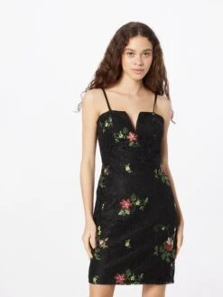 Wal G Cocktailjurken Cocktailjurk SIMRAN Dames Zwart -Wal G 44b9eb79e555d466e80fb7c41c74880a