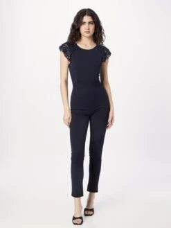 Wal G Lange Jumpsuits Jumpsuit SARAH Dames Navy -Wal G 46a325661fe2003710237d37695f4b33