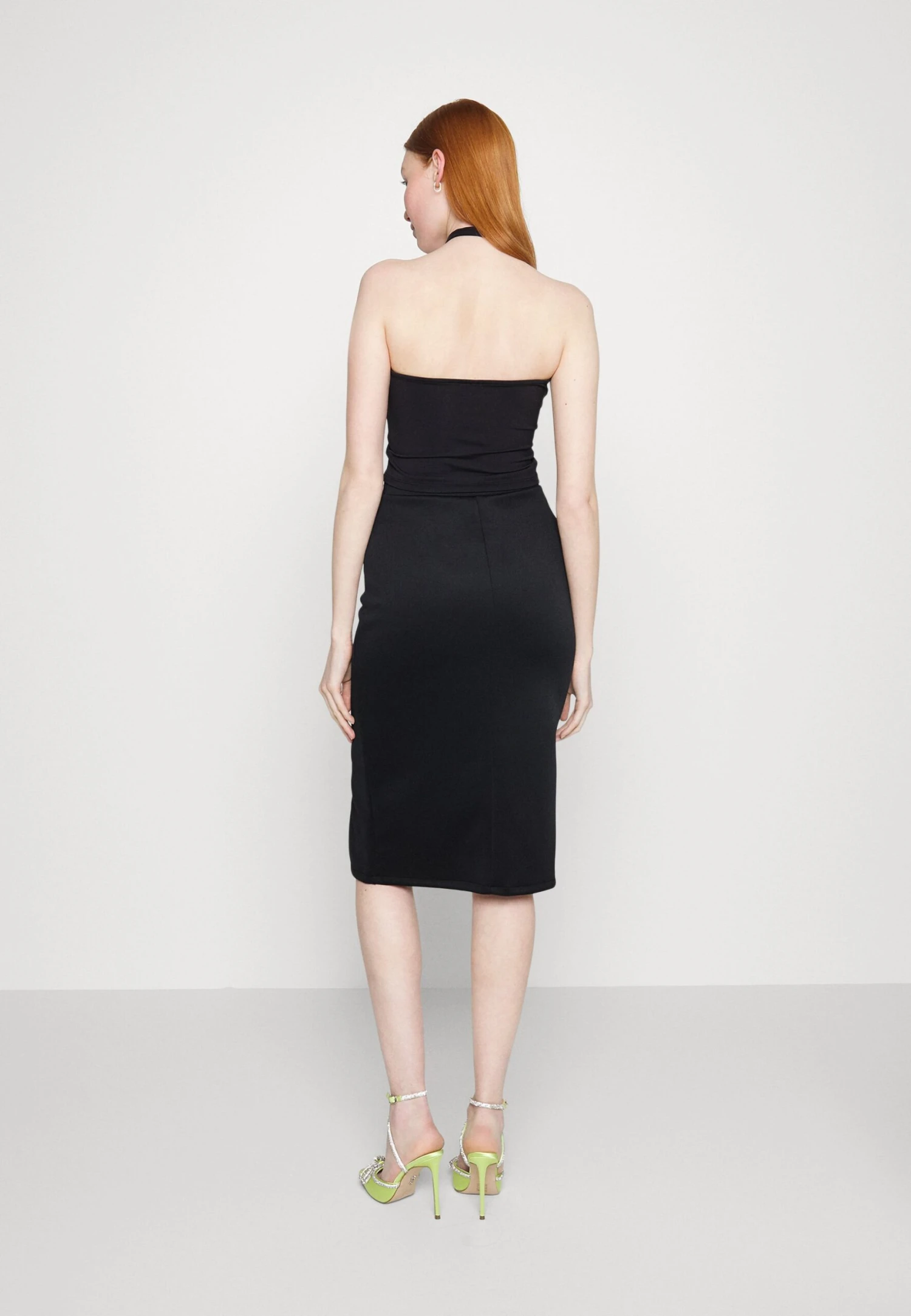 Wal G Valentines Heart Midi Skirt - Kokerrok - Black 3 Wal G Valentines Heart Midi Skirt - Kokerrok - Black - Afbeelding 3