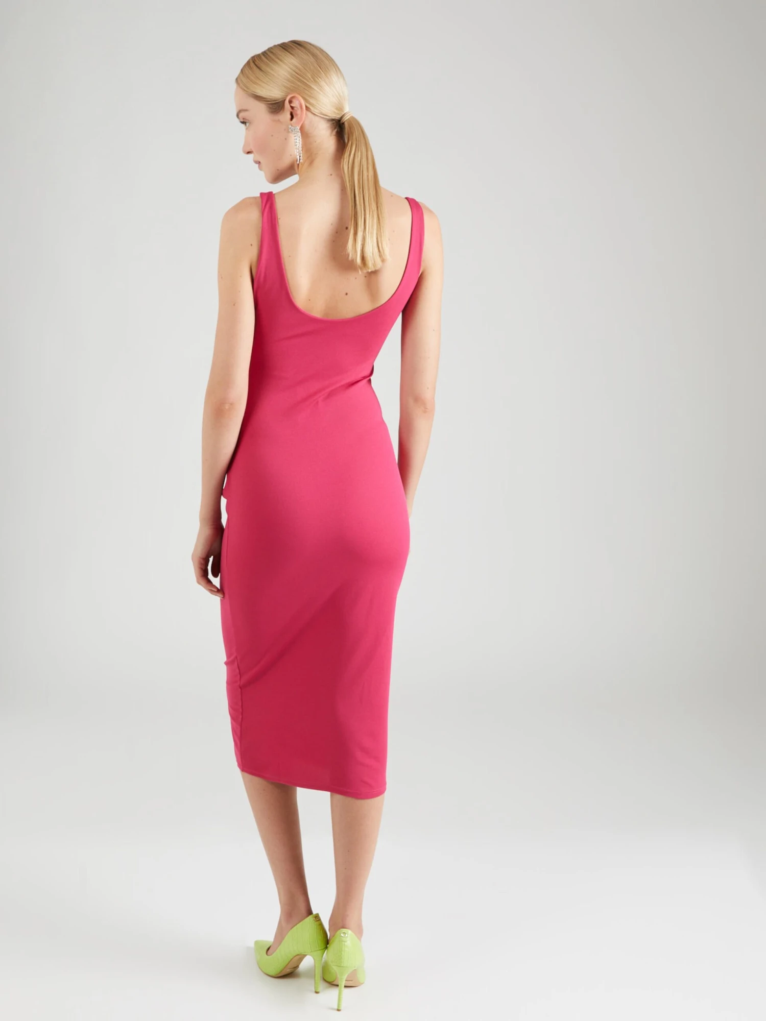 Wal G Maxi Jurken Jurk MIMA Dames Fuchsia 6 Wal G Maxi Jurken Jurk MIMA Dames Fuchsia - Afbeelding 6