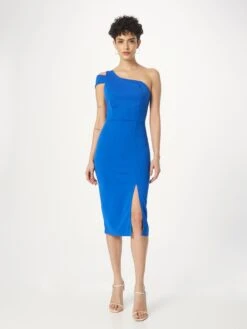 Wal G Cocktailjurken Cocktailjurk GENNY Dames Royal Blue/koningsblauw -Wal G 49b088bf8a419af41e93b1dbe5b3bfbc