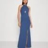 Wal G Hannah Cut Out Maxi - Galajurk - Denim Blue