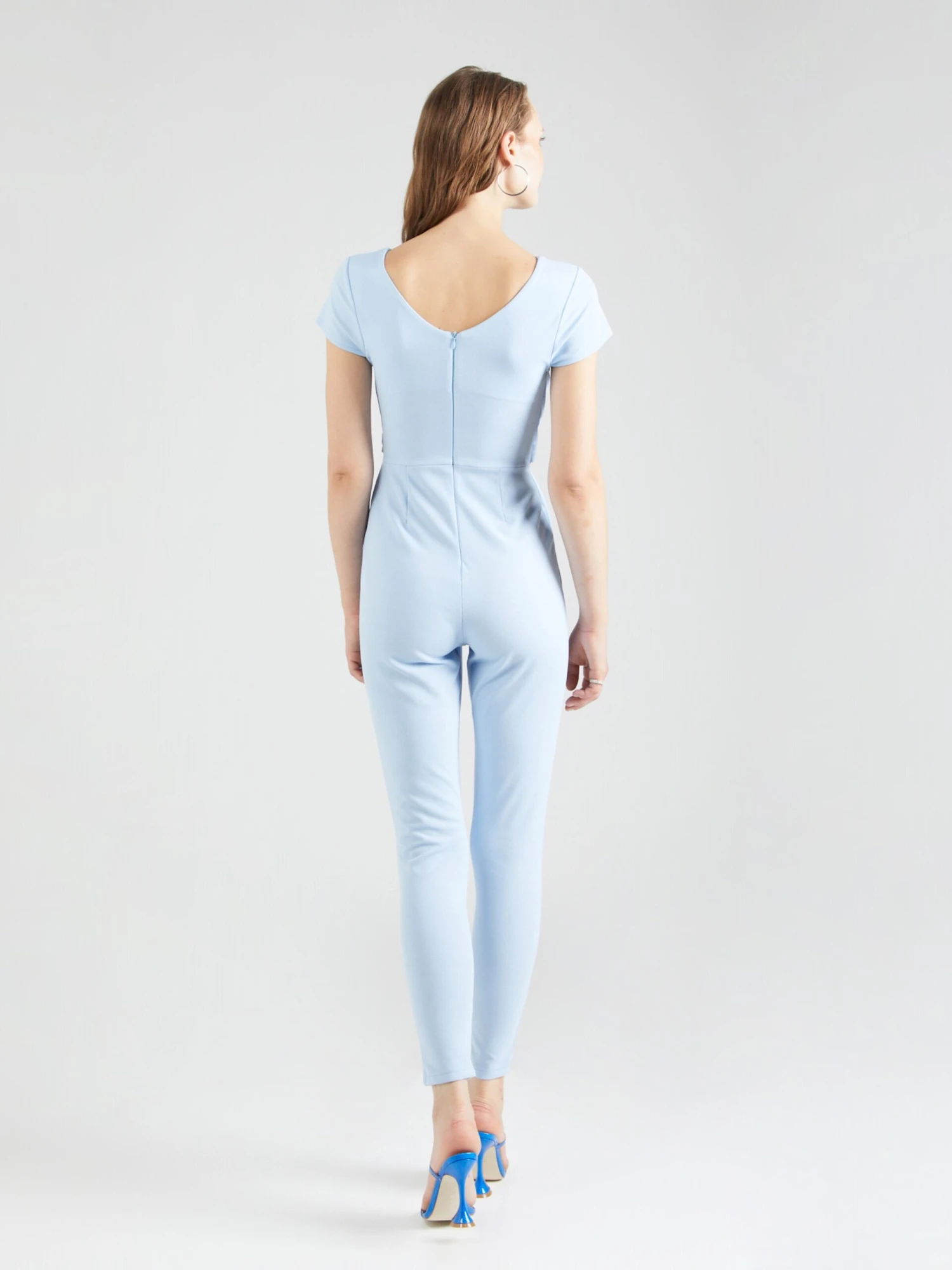 Wal G Lange Jumpsuits Jumpsuit Dames Lichtblauw 4 Wal G Lange Jumpsuits Jumpsuit Dames Lichtblauw - Afbeelding 4