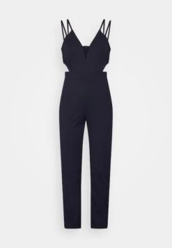 Wal G Nikita Cut Out - Jumpsuit - Navy Blue -Wal G 524956ce5d4d4d689f5ed598992c939e