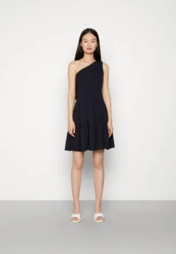 Wal G Janine Skater Dress - Jerseyjurk - Navy Blue