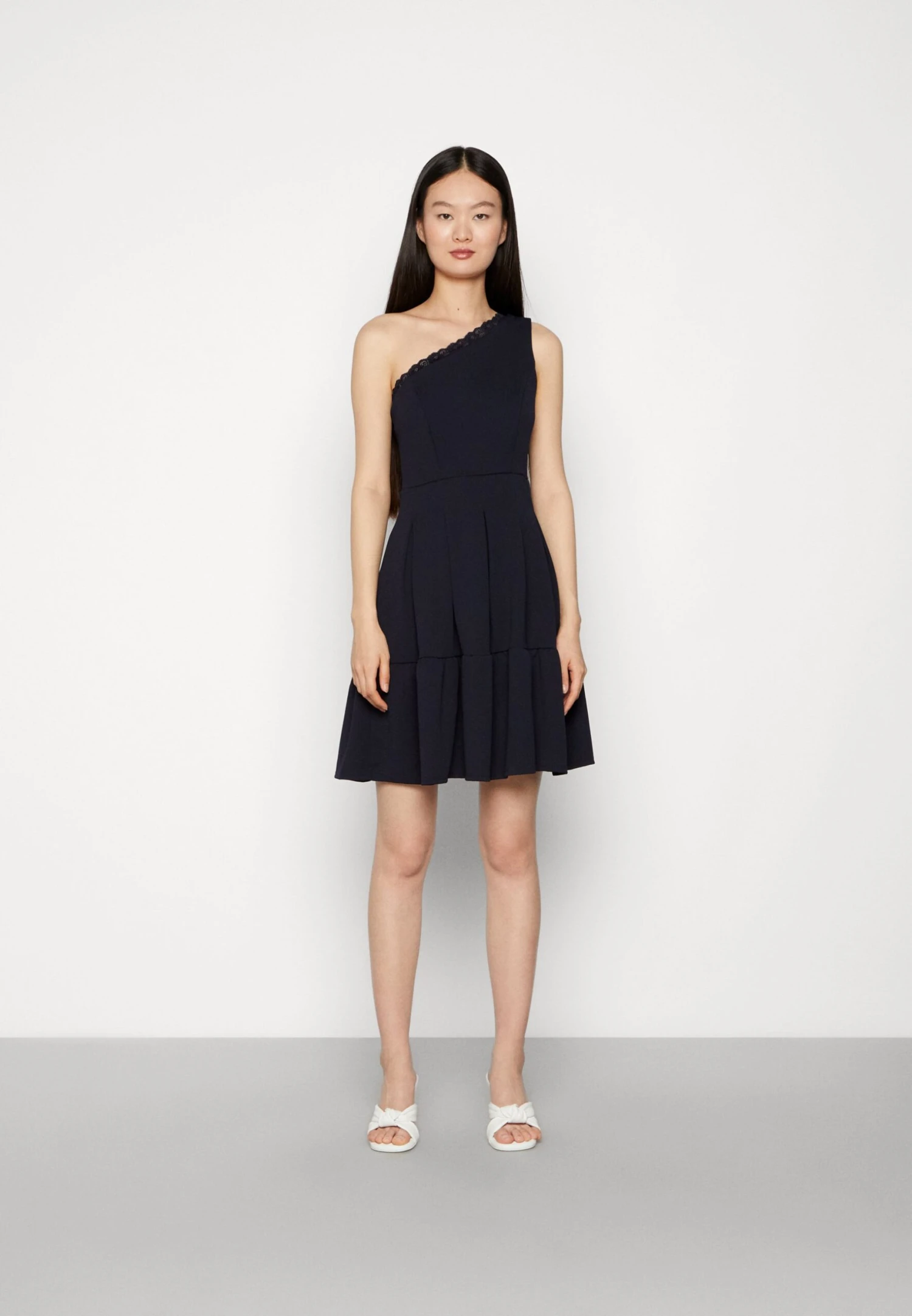 Wal G Janine Skater Dress - Jerseyjurk - Navy Blue 1 Wal G Janine Skater Dress - Jerseyjurk - Navy Blue
