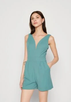 Wal G Cleo V Neck Playlist - Jumpsuit - Sage Green
