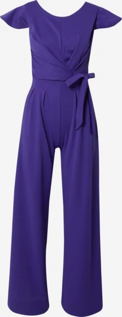 Wal G Lange Jumpsuits Jumpsuit BEBE Dames Violetblauw