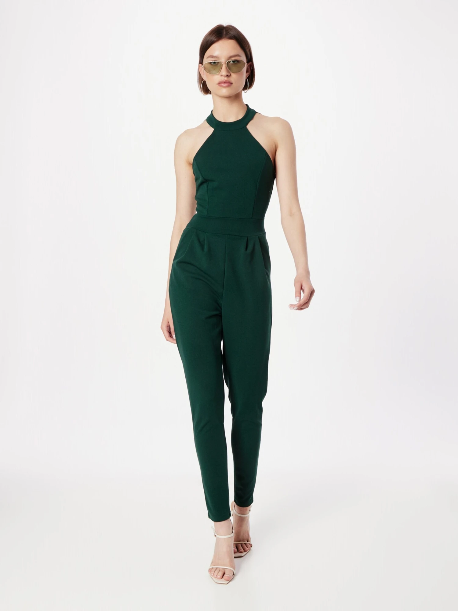Wal G Lange Jumpsuits Jumpsuit BRANDON Dames Donkergroen 5 Wal G Lange Jumpsuits Jumpsuit BRANDON Dames Donkergroen - Afbeelding 5